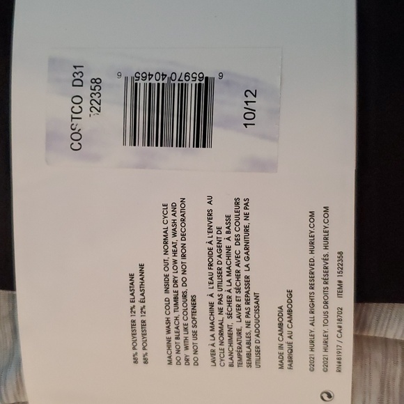 Hurley Girls 2 PACK Leggings - Picture 10 of 12